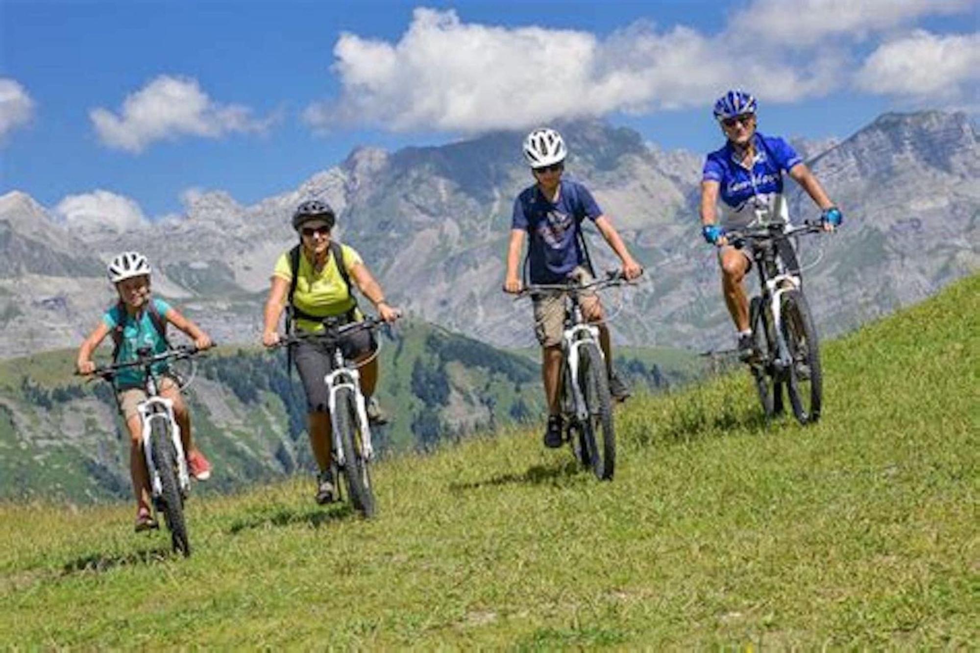 Aparthotel Les Aiguilles De Warens Combloux Esterno foto