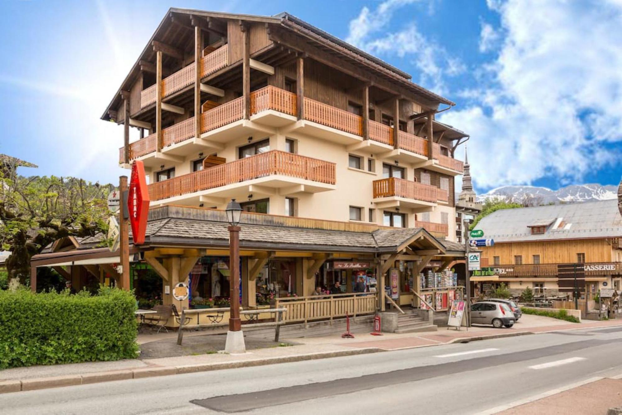 Aparthotel Les Aiguilles De Warens Combloux Esterno foto