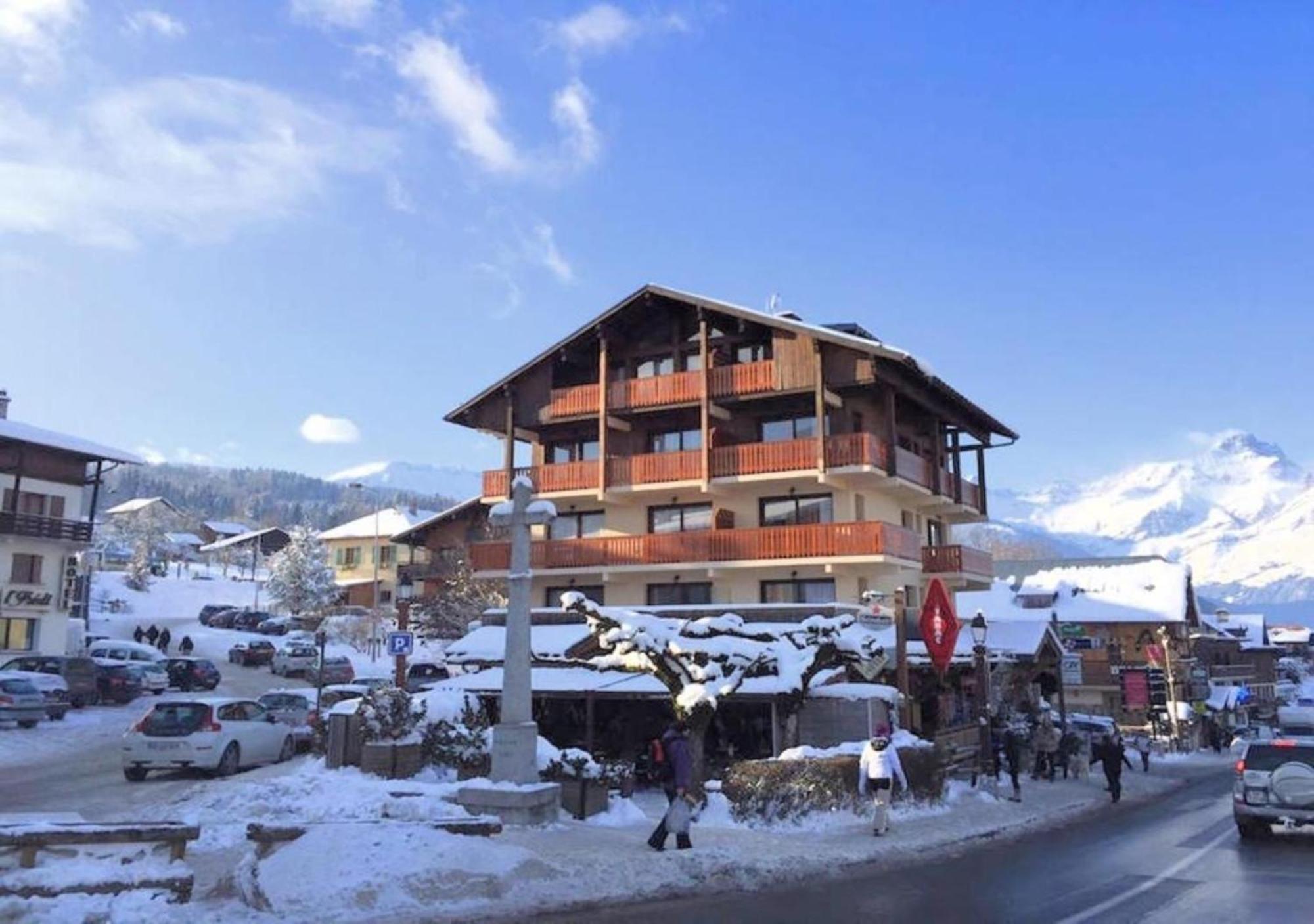 Aparthotel Les Aiguilles De Warens Combloux Esterno foto
